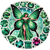 Green Emerald Fairy Fantasy Art