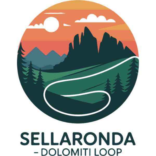 Koszulka "Sellaronda Dolomiti Pętla Sztuka Rowerowa"