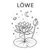 Löwe Sternzeichen mit Sonnenblume