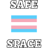 SAFE SPACE TRANS FLAG