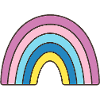 Pastel Rainbow Design