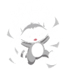 Cheerful Raccoon with Motivational Message