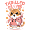Playful Cat Hoodie Design
