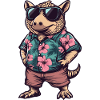 Armadillo Bande dessinée Holiday