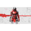 Futuristic Cyber Samurai