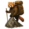 Randonnée panda roux