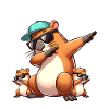 Capybara Papa Enfants Fils Fille