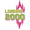 Retro Pixel Loading 2000 Design