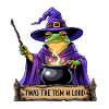 Lustiger Frosch Zauberer Twas Der Tism M Lord Autismus ASD