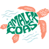 Amalfi Coast Turtle Marine Life Illustration