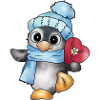 Pinguin mit Herz