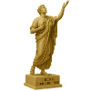 Majestic God Statue with Hope Motif