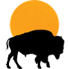 Bison silhouette