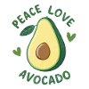 Frieden, Liebe und Avocado