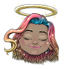 Celestial Angel Girl Illustration