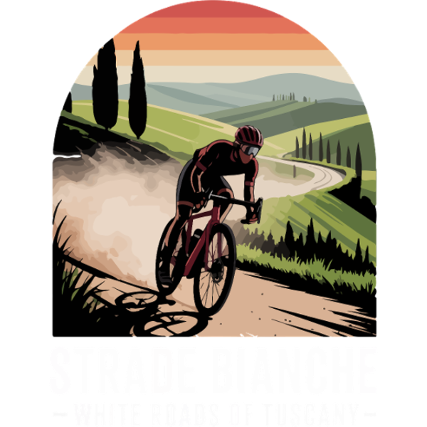 Koszulka "Strade Bianche Art Cycling Toskania"