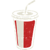 cup with straw - drink iced