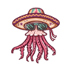 Jellyfish Funny Sombrero