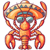Lobster Crab Funny Sombrero
