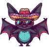 Bat Funny Sombrero