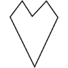 simple, reduced heart