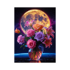 Celestial Bloom Under Full Moon