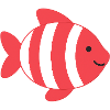 Poisson à rayures