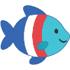 Poisson rayé
