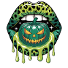 Leopard Lips & Pumpkin – Halloween