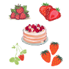Strawberry Delights – Cute Illustration