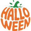 Pumpkin - Cool Vegetable Halloween Logo