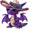 Dragon Funny Sombrero