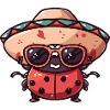Ladybug Sombrero