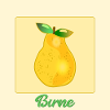 Birnenerntezeit Obst Birne