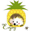 Hérisson à l’ananas