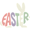 Easter Bunny - Cool Easter Logo