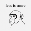 Minimalist monkey motivation