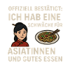 Asian women and good food