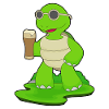 Schildkröte Bier