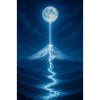 Lunar River Flowing Down
