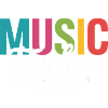 Vibrant Music Teacher Illustration