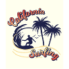 California Surfing Palm Design