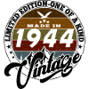 Elegant Vintage: 1944 Retro Gift 1944 2025
