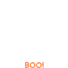 Halloween Gartenzwerg BOO Lustig 