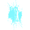 Freiheitsstatue in a Splash > Vectorgraphic