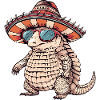 Armadillo Funny Sombrero