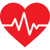 Vibrant Heartbeat Pulse Design ECG