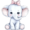 Mignon bébé éléphant