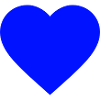 the blue heart