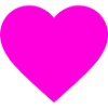 the pink heart